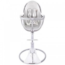 Silver - Стульчик для кормления Bloom  Fresco Chrome SILVER